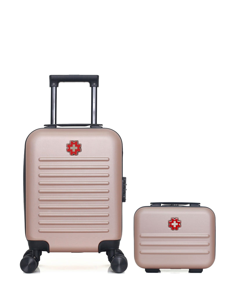 SWISS KOPPER - LOT DE 2 - Valises cabine XXS et vanity WIL