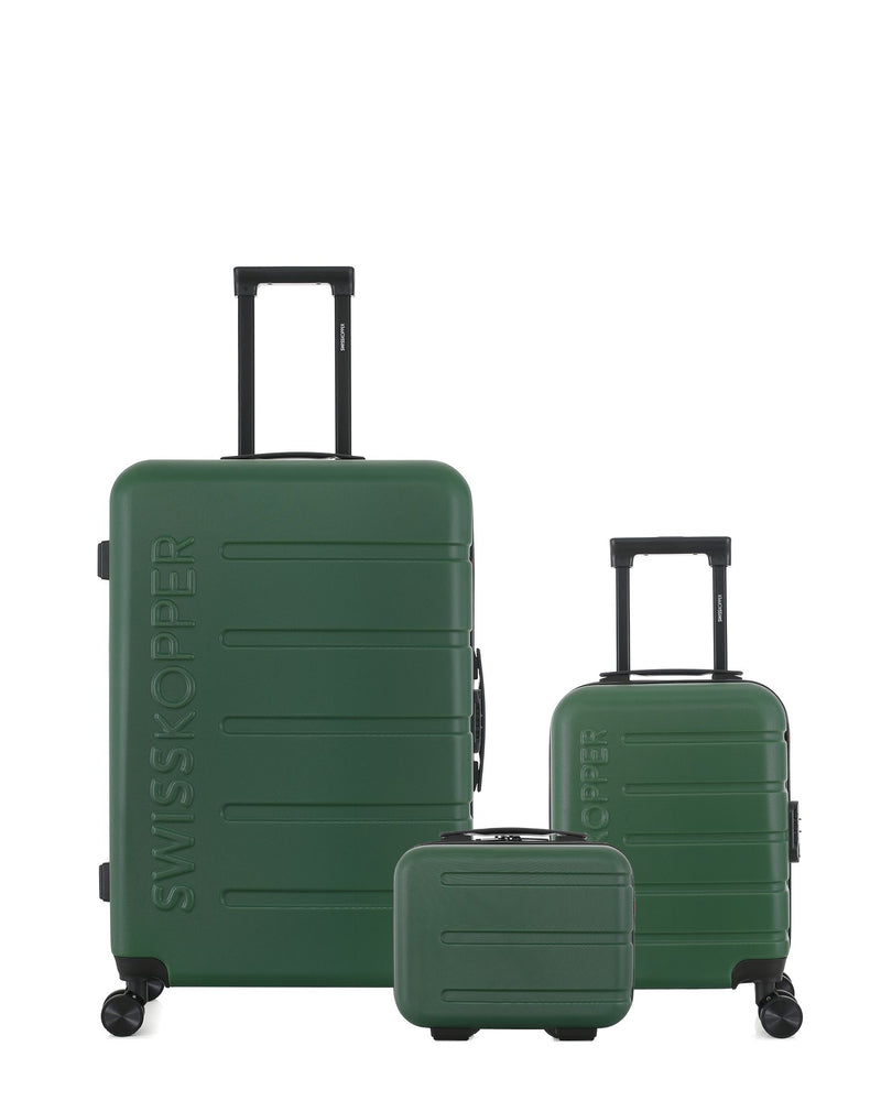 SWISS KOPPER - LOT DE 3 - Valises grand format, cabine XXS et vanity AIGLE