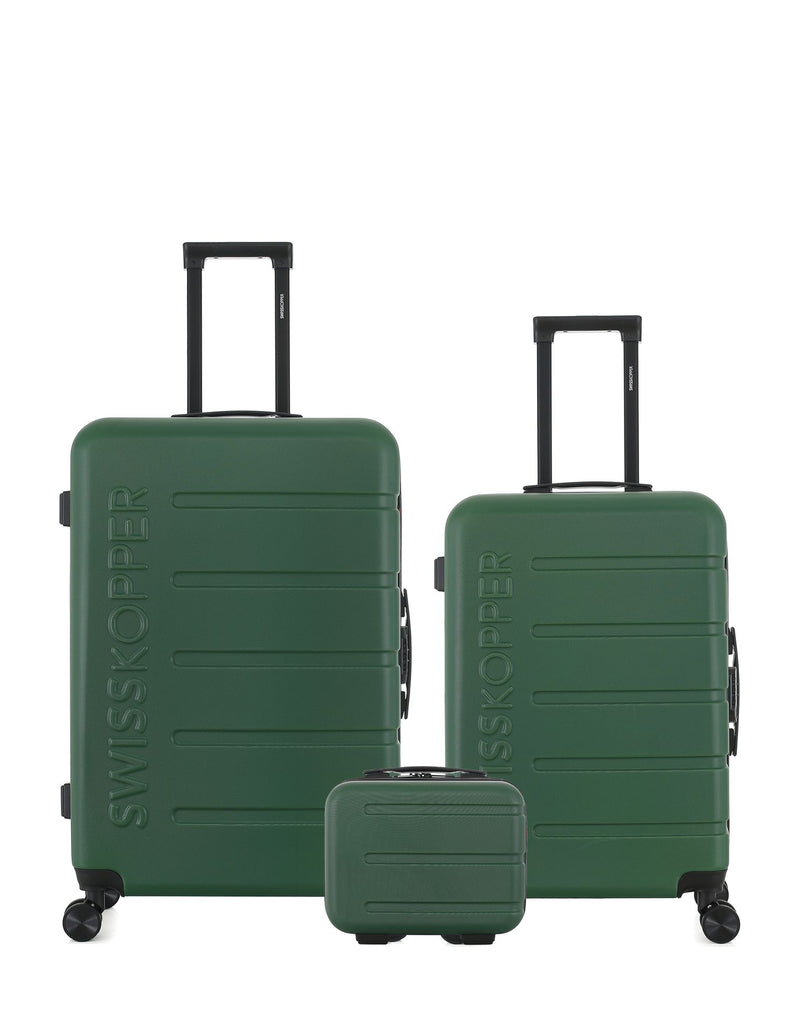 SWISS KOPPER - LOT DE 3 - Valises grand format, weekend et vanity AIGLE