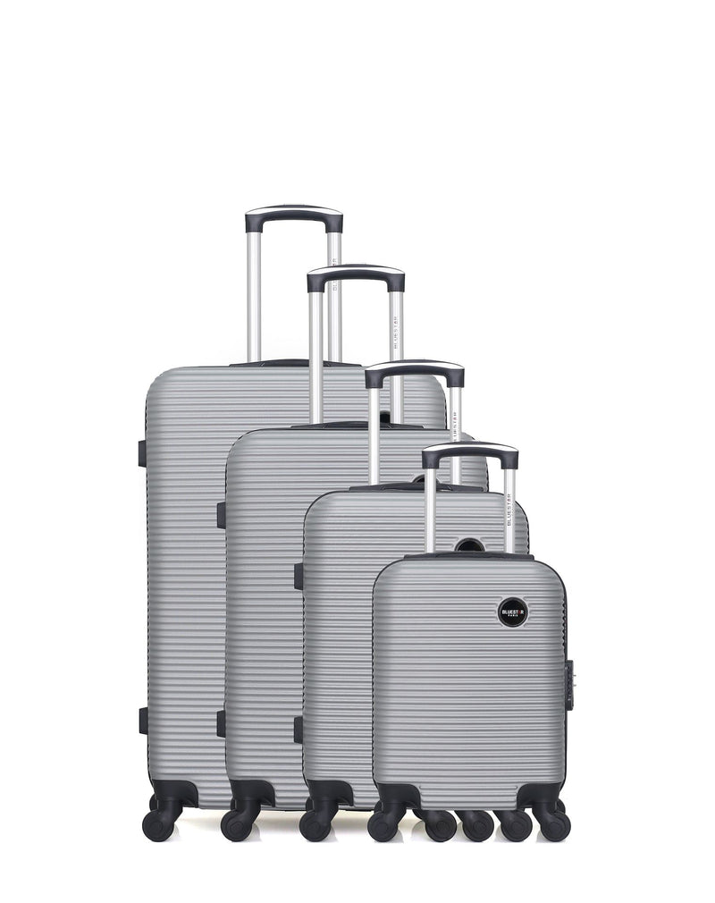 BLUESTAR - Set de 4 Valises LONDON-M 75 cm 4 Roues
