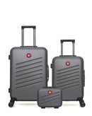 SWISS KOPPER - LOT DE 3 - Valise Week-end, Valise Cabine et Vanity ZURICH