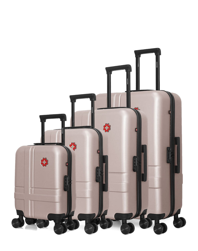 SWISS KOPPER - Set de 4 Valises USTER-M 75 cm 4 Roues
