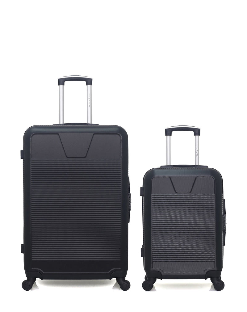 WAVE PARIS - Lot de 2 - Valises Grand Format et Cabine SELENGA