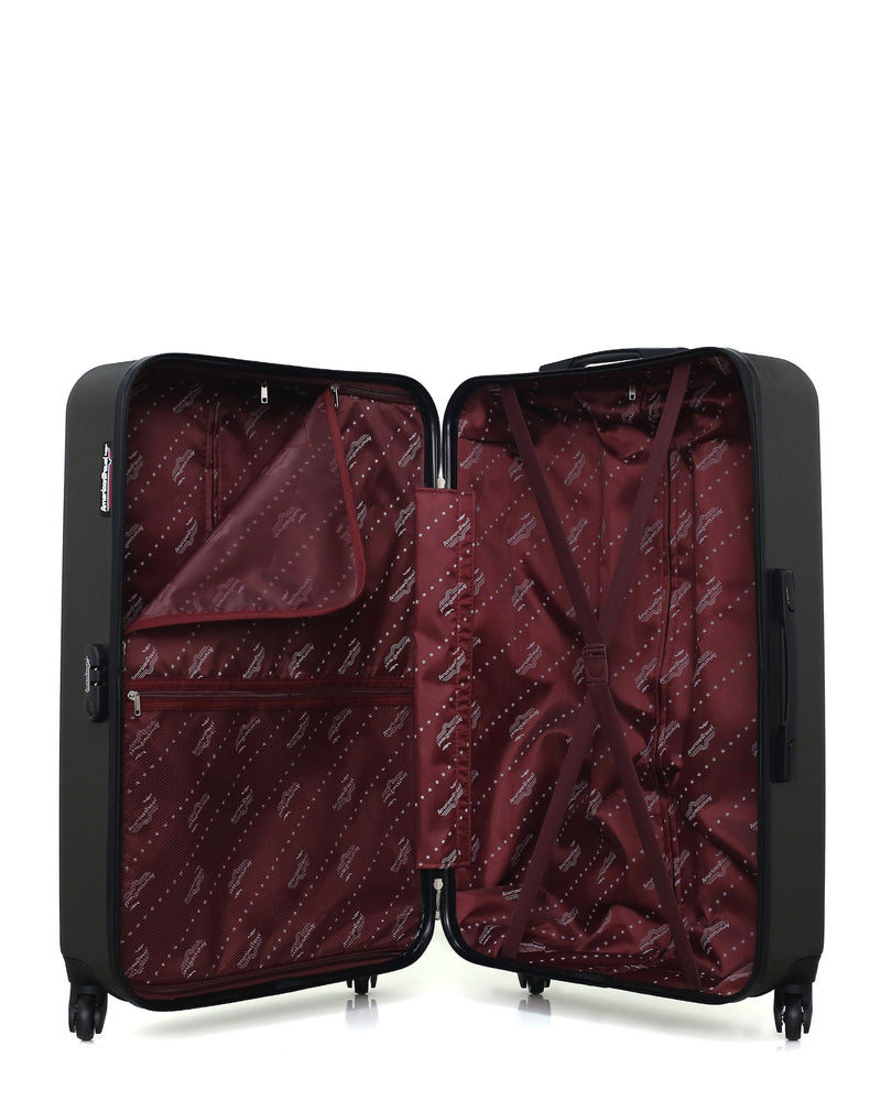 AMERICAN TRAVEL - Set de 4 Valises BRONX-M 75 cm 4 Roues