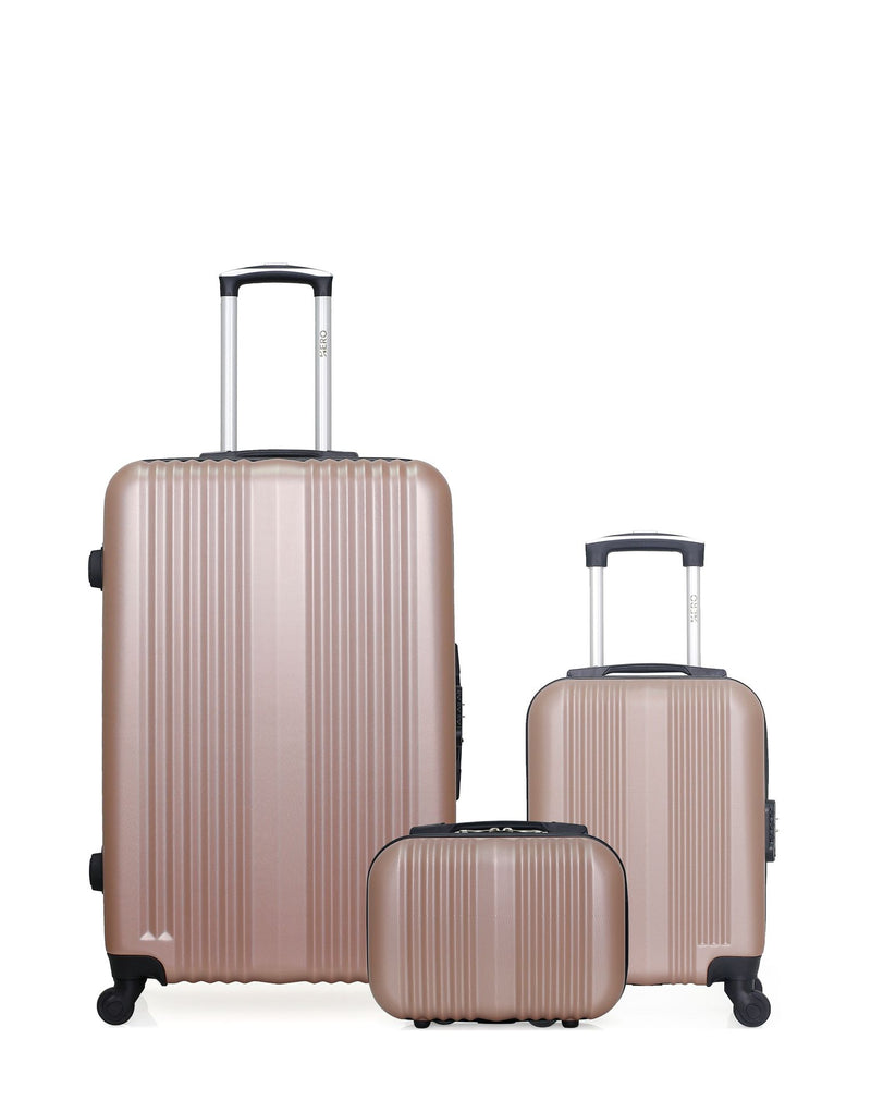 HERO - LOT DE 3 - Valises grand format, cabine XXS et vanity LIPARI
