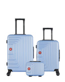 SWISS KOPPER - LOT DE 3 - Valise Week-end, Valise Cabine et Vanity RUTI