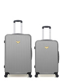 LPB LUGGAGE - Lot de 2 - Valises grand format et weekend AGATA
