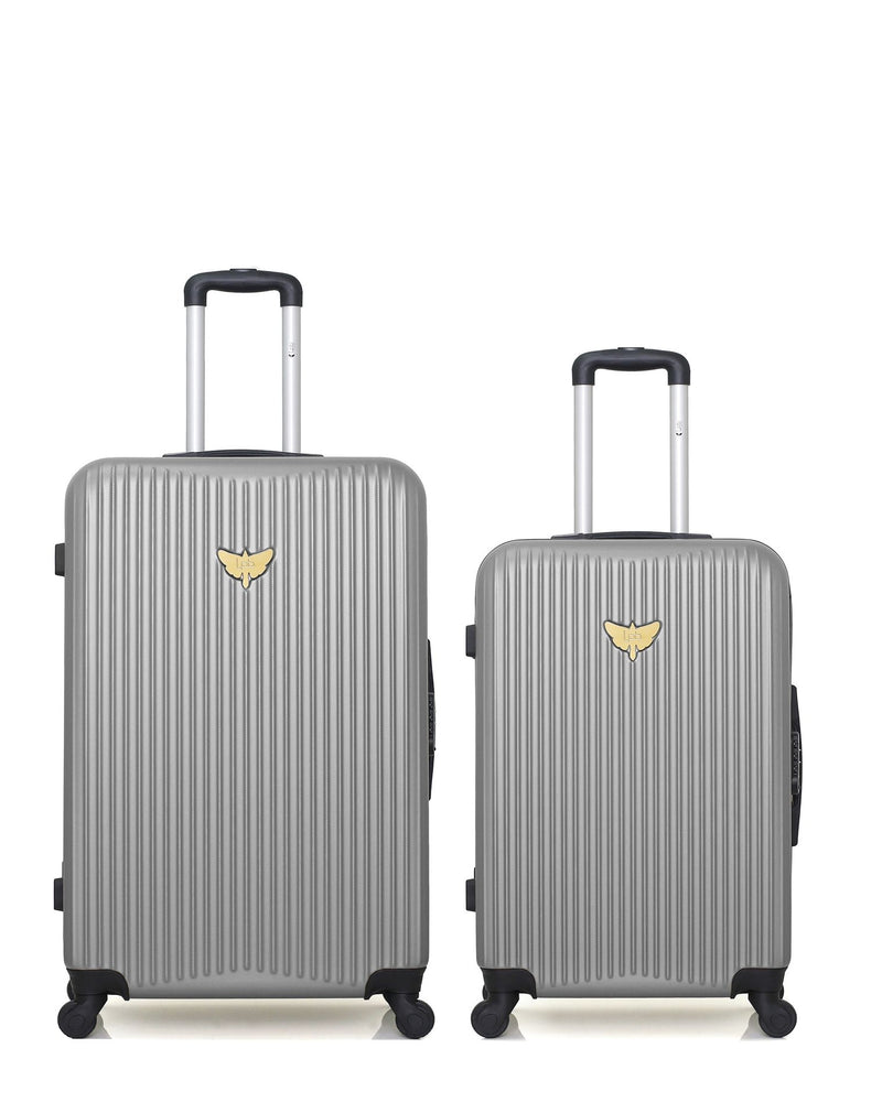 LPB LUGGAGE - Lot de 2 - Valises grand format et weekend AGATA