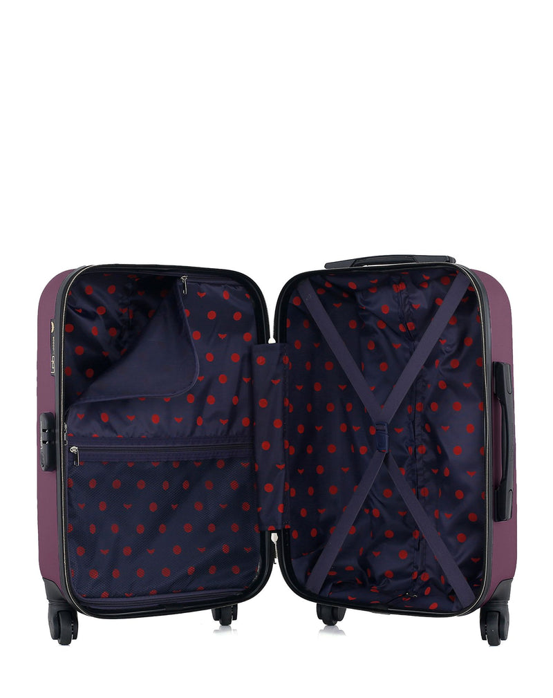 LPB - Valise Cabine ABS NAÏS 4 Roues 55 cm