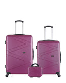 WAVE PARIS - Lot de 3 - Valises Grand Format, Weekend et Vanity AMAZONE