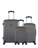 LPB LUGGAGE - Lot de 3 - Valises weekend, cabine et cabine XXS AGATA