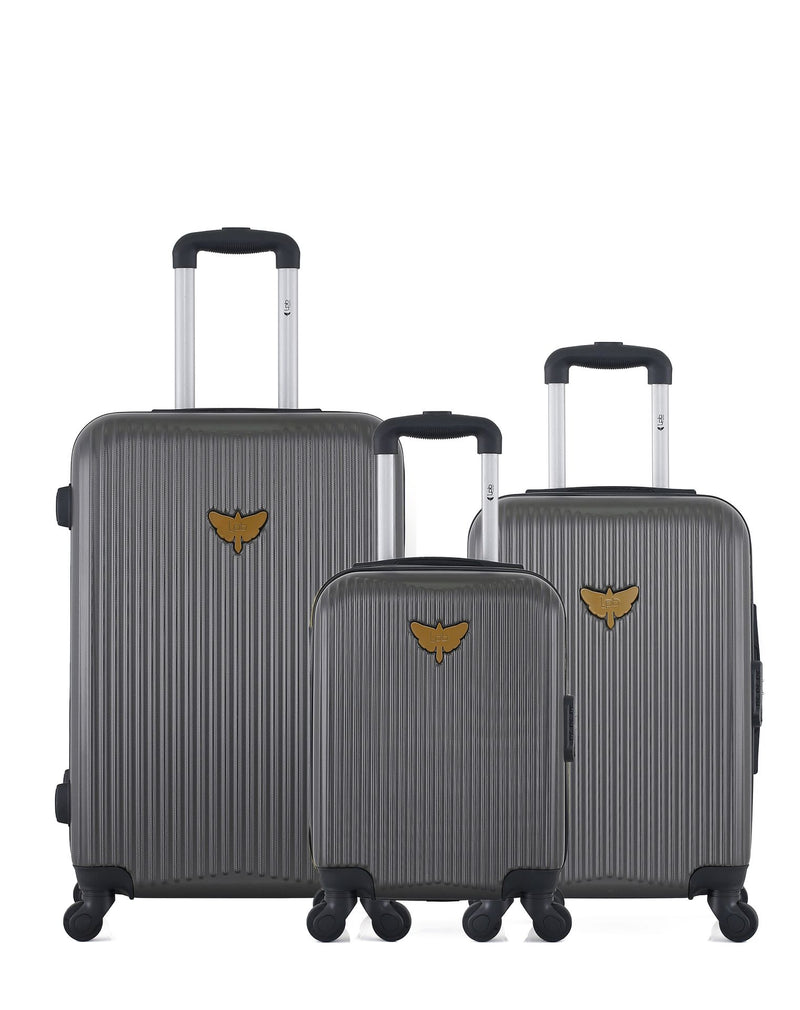 LPB LUGGAGE - Lot de 3 - Valises weekend, cabine et cabine XXS AGATA