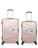 WAVE PARIS - Lot de 2 - Valise grand format et valise weekend AMAZONE