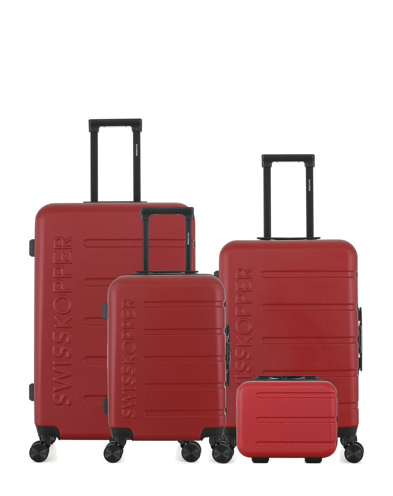 SWISS KOPPER - LOT DE 4 - Valises grand format, weekend, cabine et vanity AIGLE