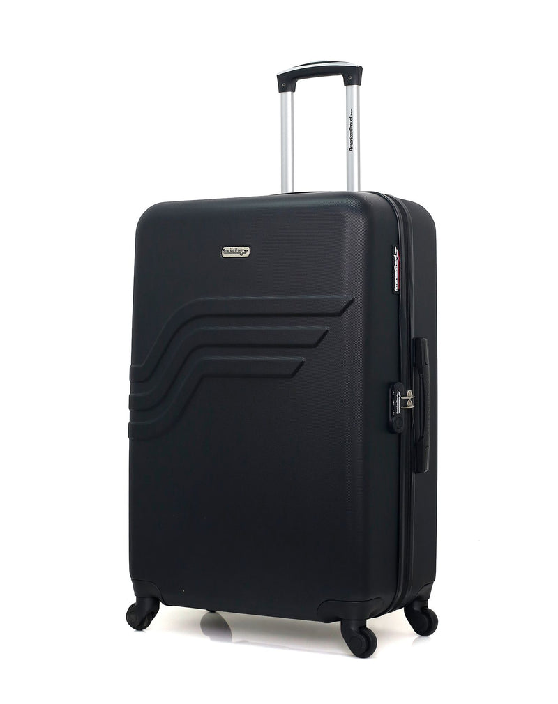 AMERICAN TRAVEL - LOT DE 3 - Valises grand format, cabine et cabine XXS QUEENS