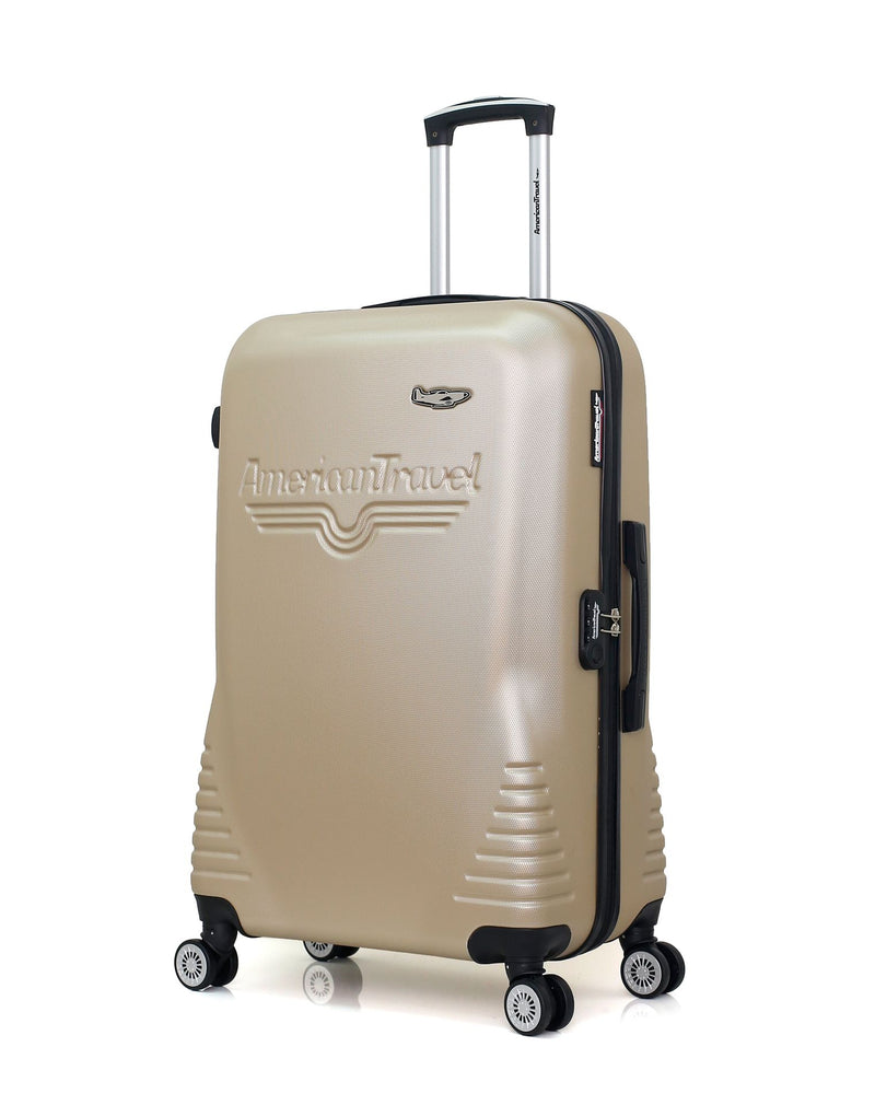 AMERICAN TRAVEL - LOT DE 3 - Valises grand format, weekend et cabine DC