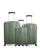 Lot de 3 Valises Rigides Grand Format, Taille Moyenne et Cabine ATLANTA