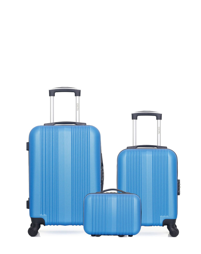 HERO - LOT DE 3 - Valises cabine, cabine XXS et vanity LIPARI
