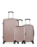 HERO - Lot de 3 - Valises grand format, cabine et cabine XXS LAGOS