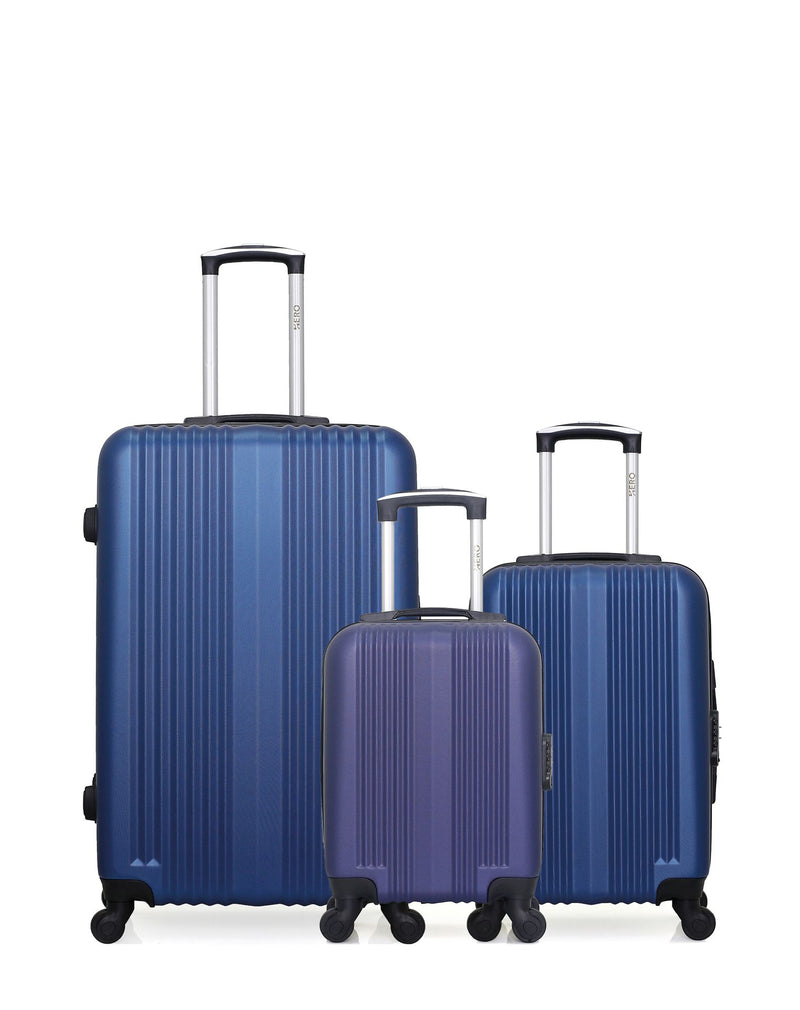 HERO - LOT DE 3 - Valises grand format, cabine et cabine XXS LIPARI