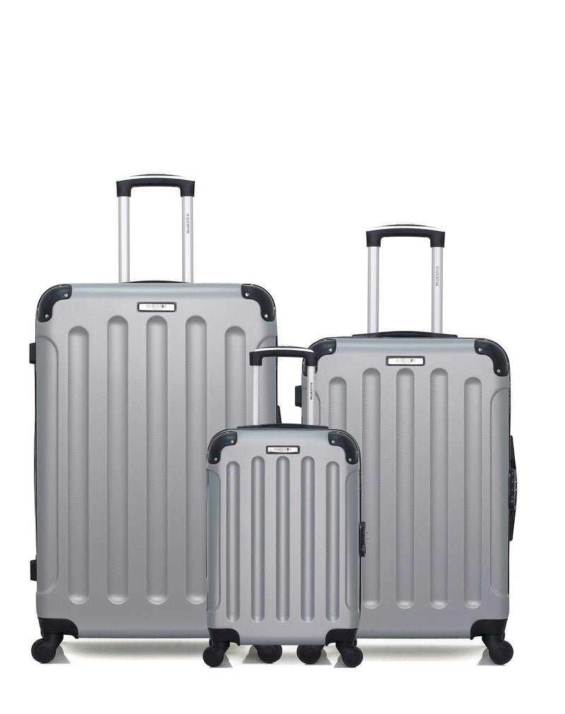 BLUESTAR - LOT DE 3 - Valises grand format, weekend et cabine XXS MADRID