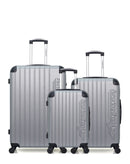 AMERICAN TRAVEL - LOT DE 3 - Valises grand format, weekend et cabine BUDAPEST