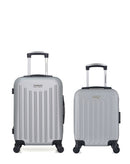 AMERICAN TRAVEL - LOT DE 2 - Valise Cabine et Valise Cabine XXS BROOKLYN