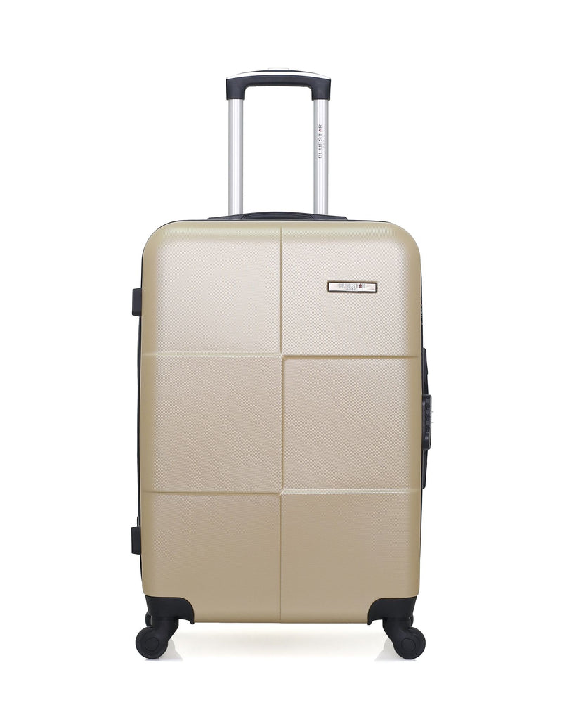BLUESTAR - Lot de 4 - Valises grand format MIAMI, weekend MIAMI, cabine XS MADRID-E et vanity NAPOLI-K