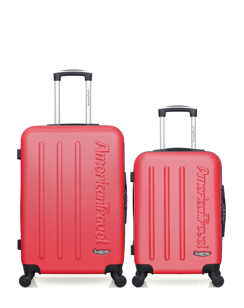 AMERICAN TRAVEL - Lot de 2 - Valises weekend et cabine BRONX