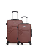 AMERICAN TRAVEL - Lot de 2 - Valises weekend et cabine QUEENS