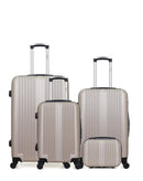 HERO - LOT DE 4 - Valises grand format, weekend, cabine et vanity LIPARI