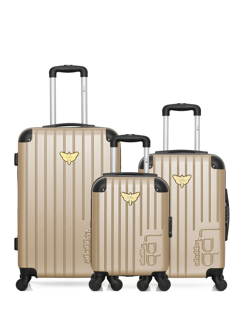 LPB LUGGAGE  -  Lot de 3  -  Valise weekend , valise cabine et valise cabine XXS MARIANNE