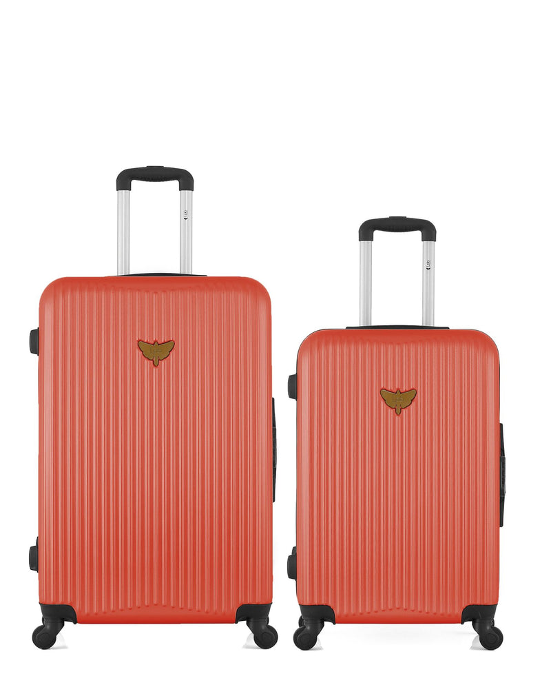 LPB LUGGAGE - Lot de 2 - Valises grand format et weekend AGATA
