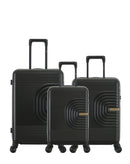 Lot de 3 Valises Rigides Taille Moyenne, Cabine et Cabine XS CELIA