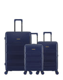 Lot de 3 Valises Rigides Grand Format, Cabine et Cabine XS LYNDA