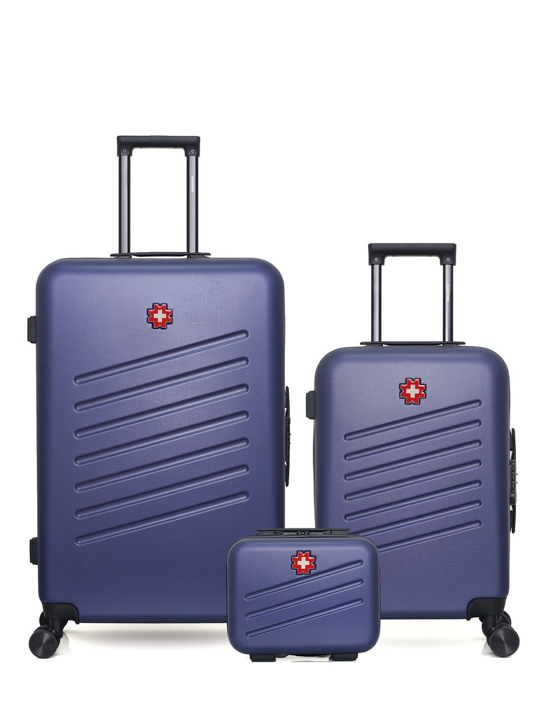 SWISS KOPPER - LOT DE 3 - Valises grand format, cabine et vanity ZURICH