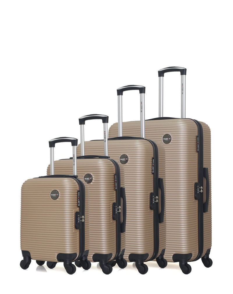 BLUESTAR - Set de 4 Valises LONDON-M 75 cm 4 Roues