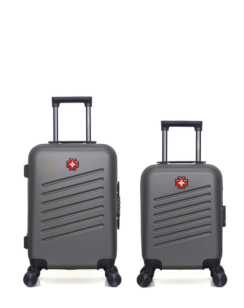 SWISS KOPPER - LOT DE 2 - Valises cabine et cabine XXS ZURICH