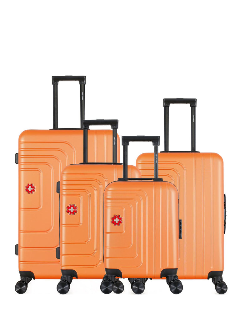 SWISS KOPPER - Lot de 4 - Valises grand format, weekend, cabine, cabine XXS RUTI
