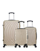 HERO - Lot de 3 - Valises grand format, cabine et cabine XXS LAGOS