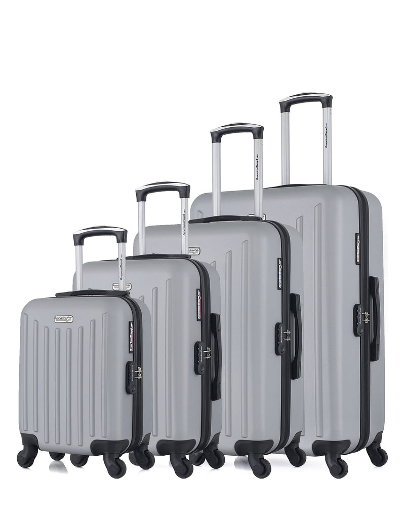 AMERICAN TRAVEL - SET DE 4 ABS BROOKLYN-M 4 Roues