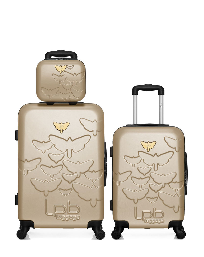 LPB LUGGAGE  -  Lot de 3  -  Valise weekend , valise cabine et vanity AELYS