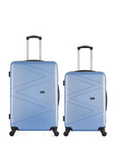 WAVE PARIS - Lot de 2 - Valise grand format et valise weekend AMAZONE