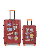 Lot de 2 Valises Rigides Grand Format et Cabine LUGERS
