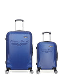 AMERICAN TRAVEL - LOT DE 2 - Valise Grand Format et Valise Cabine DC
