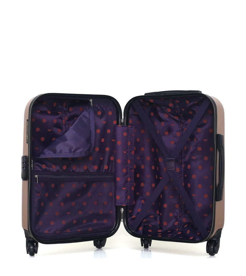 Lot de 2 - Valise cabine et vanity ELEONOR