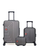 SWISS KOPPER - LOT DE 3 - Valise Week-end, Valise Cabine XXS et Vanity RUTI