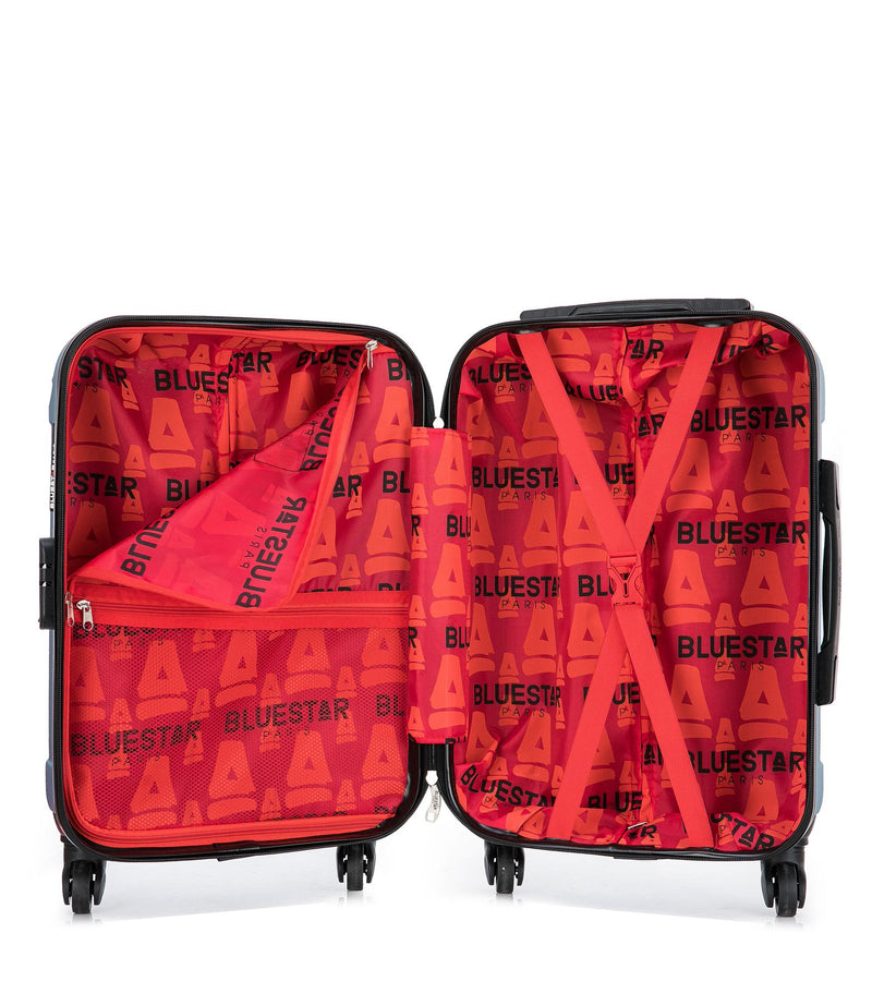 BLUESTAR - Valise Cabine MADRID 55 cm 4 Roues