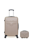 AMERICAN TRAVEL - LOT DE 2 - Valises weekend et vanity CHELSEA