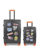 Lot de 2 Valises Rigides Grand Format et Cabine XS LUGERS